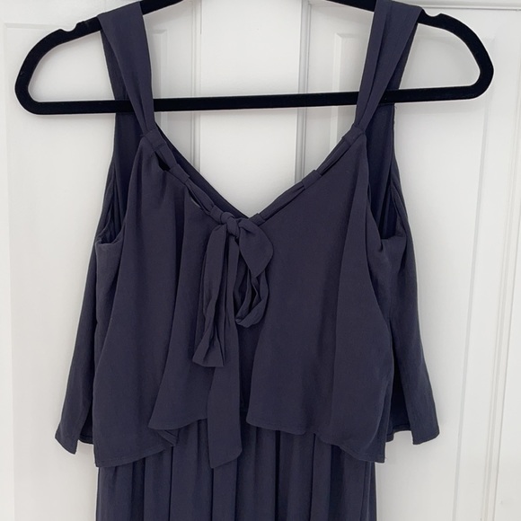 Zara navy maxi dress - Picture 6 of 7
